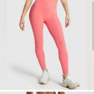 GYMSHARK Whitney High Rise Legging- Peony Pink
